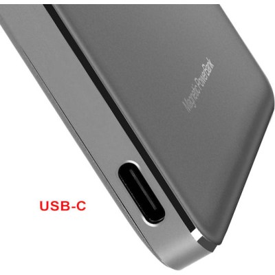 OnePlus Slim Magnetic Powerbank 5000mAh 10W Silver Gray